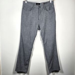 34 Heritage Charisma Gray Cross Twill Comfort Rise Classic Pants Size 36x30
